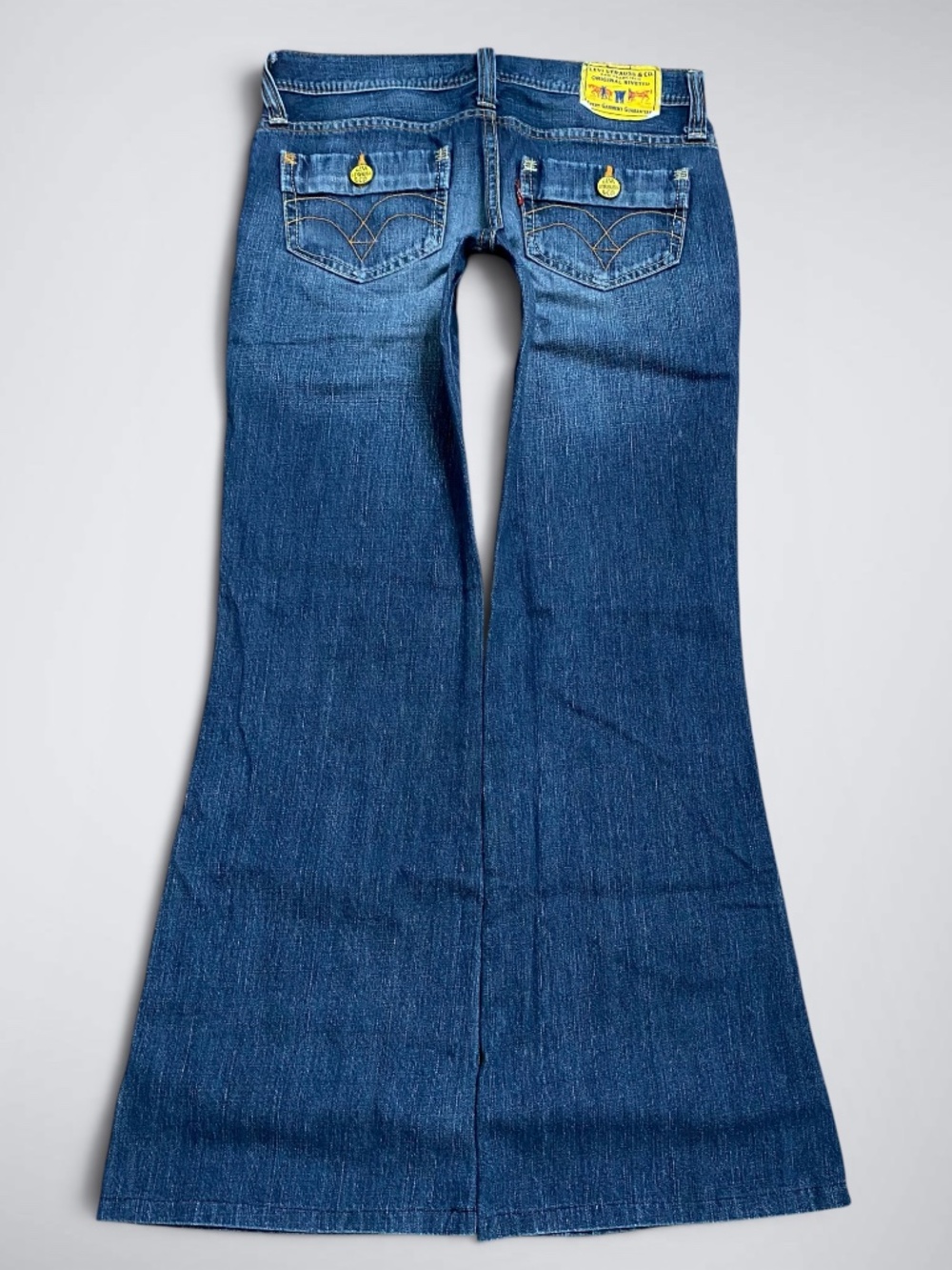 RARE 2003 Levi’s Type 1 Ultra Low Rise Tough Boot Jeans